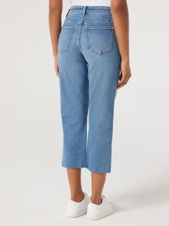 Annie Mid-Waisted Straight Capri