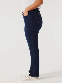 Curve Slim Straight Jeans