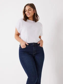 Curve Slim Straight Jeans