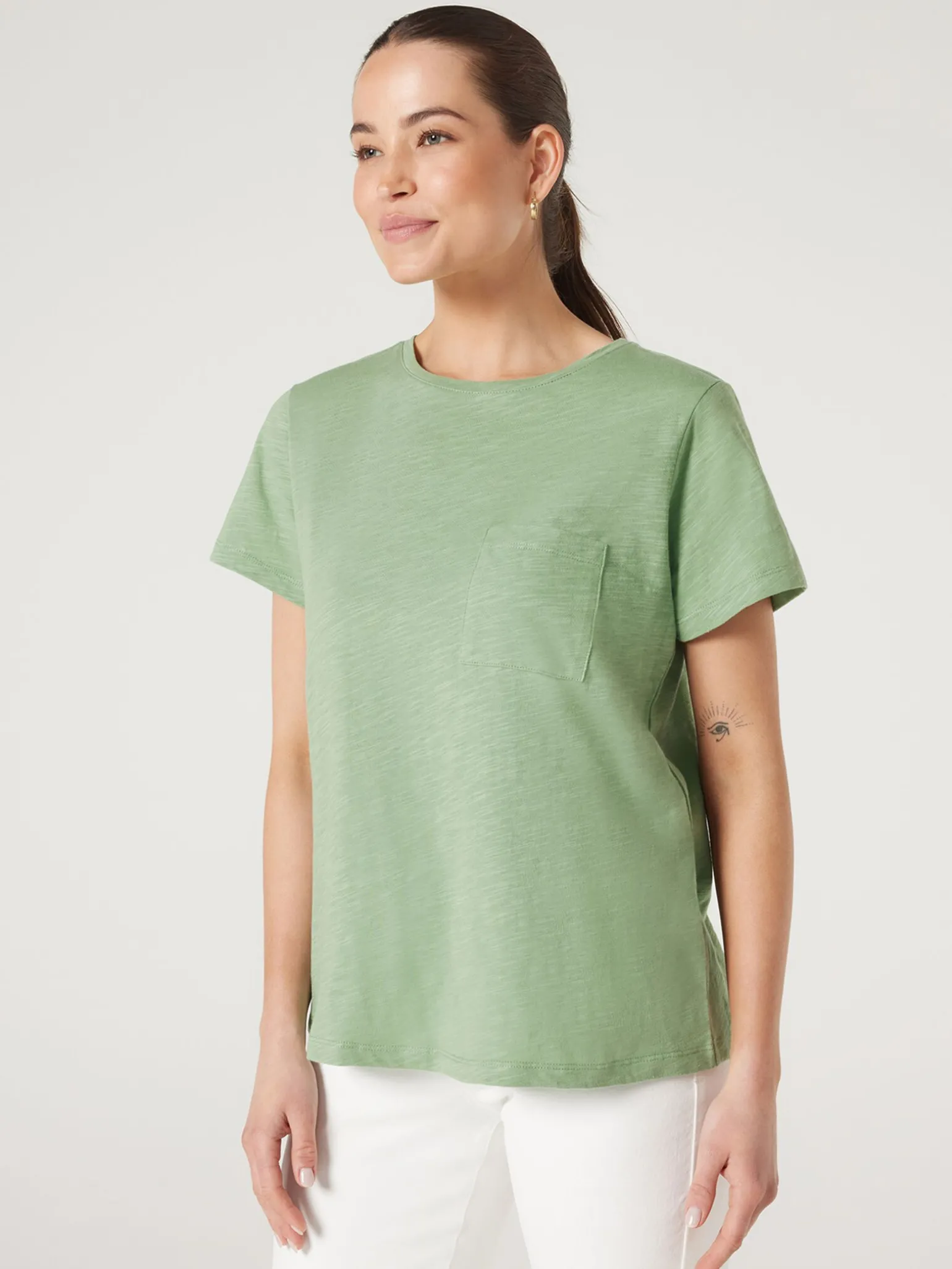 Essential Slub Pocket Tee