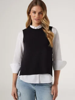 Genevieve Split Back Vest
