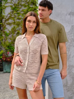 Halcyon Crochet Shirt