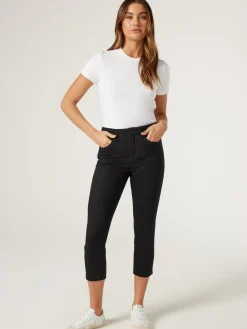 Kara Mid Waist Skinny Capri