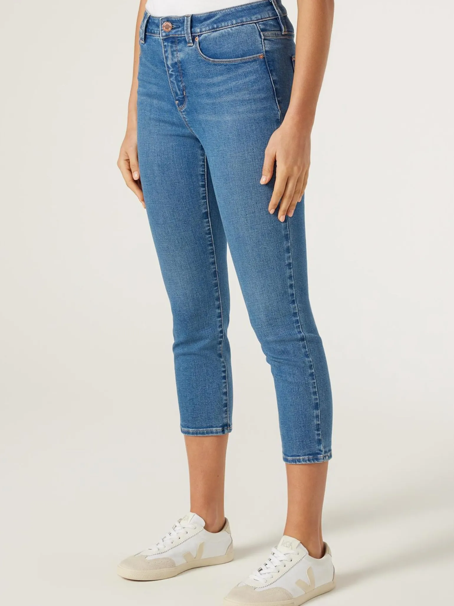 Kara Mid Waisted Skinny Capri