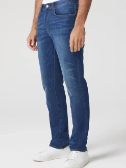 Knit Slim Straight Jeans