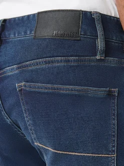 Knit Slim Straight Jeans