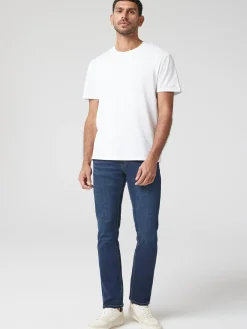 Knit Slim Straight Jeans
