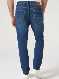 Knit Slim Tapered Jeans