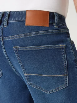 Knit Slim Tapered Jeans