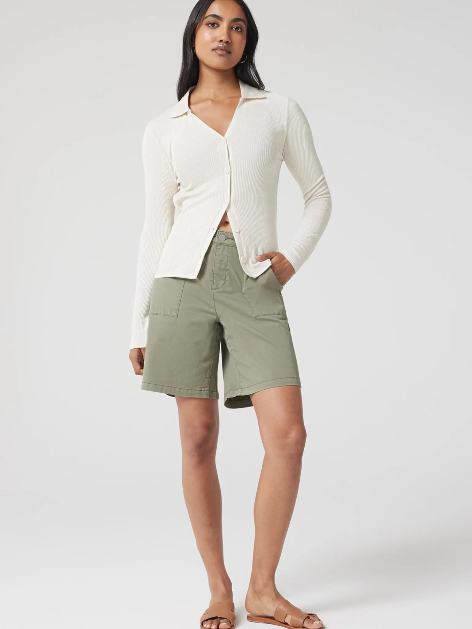 Libby Bermuda Denim Walk Short