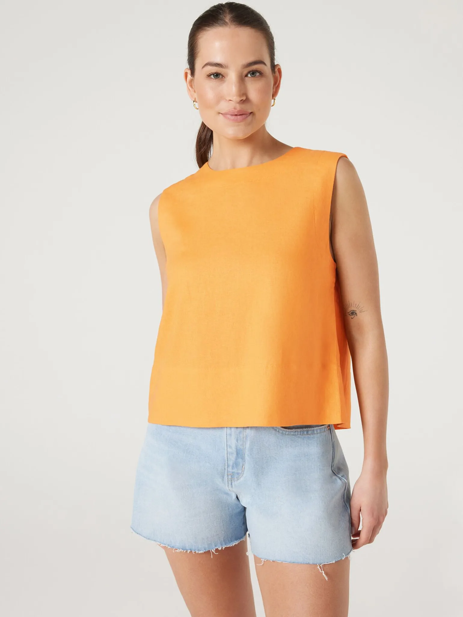 Maddy Linen Tank