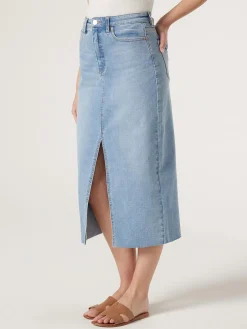 Missy Denim Midi Skirt