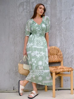 Shiloh Peasant Dress