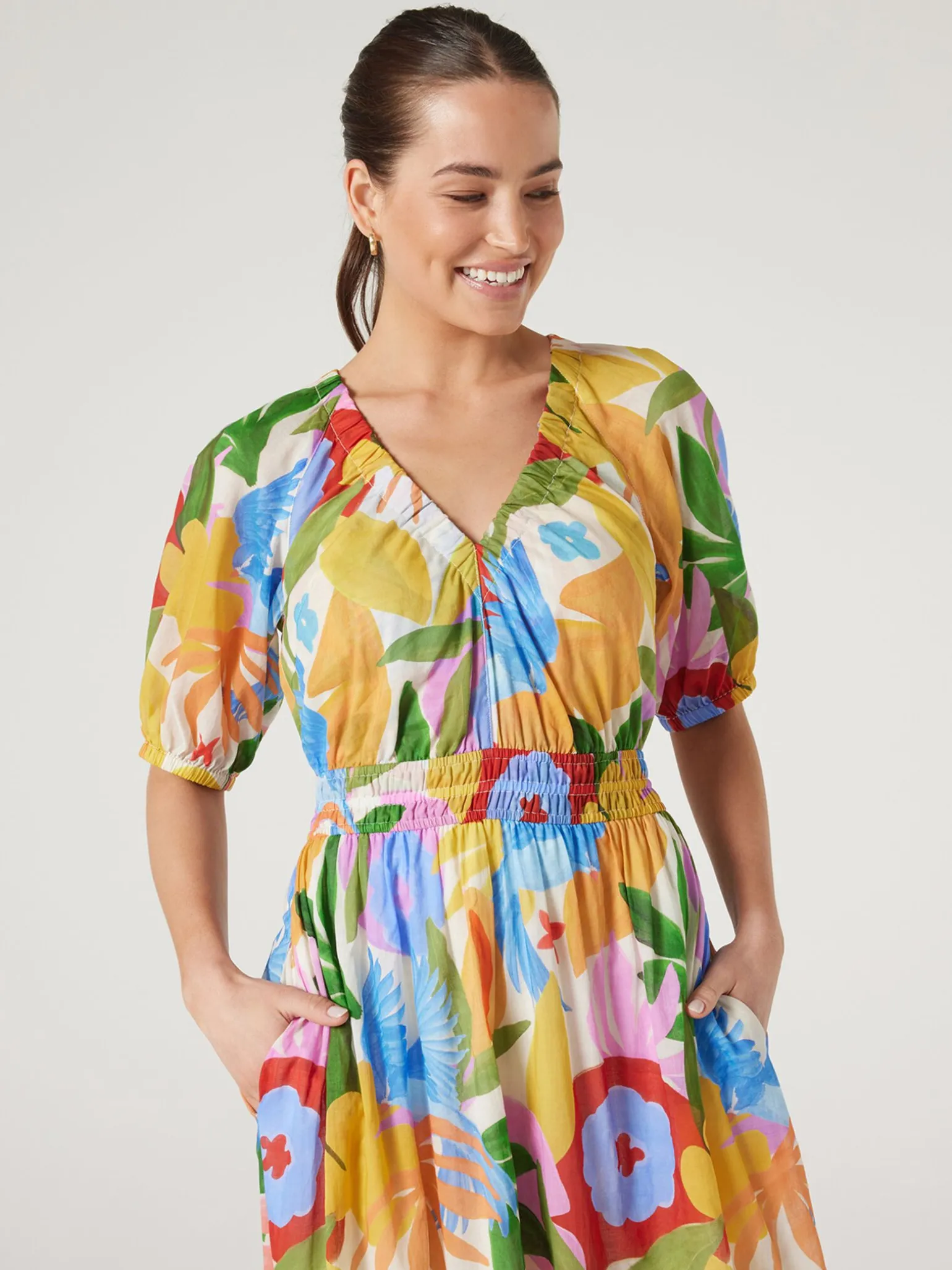 Shiloh Peasant Dress