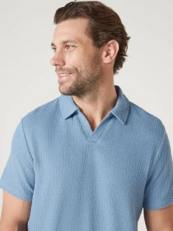 Short Sleeve Jasper Textured Polo