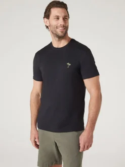 Short Sleeve Palm Embroidered Crew Tee