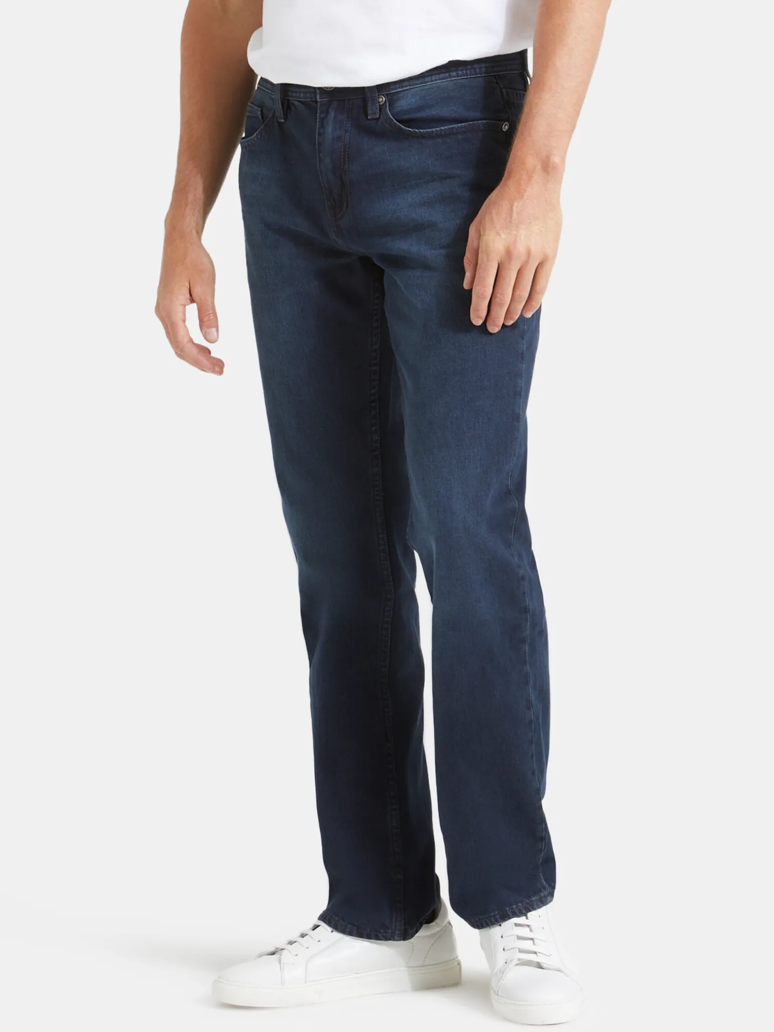 Straight Leg Jeans Indigo Shadow