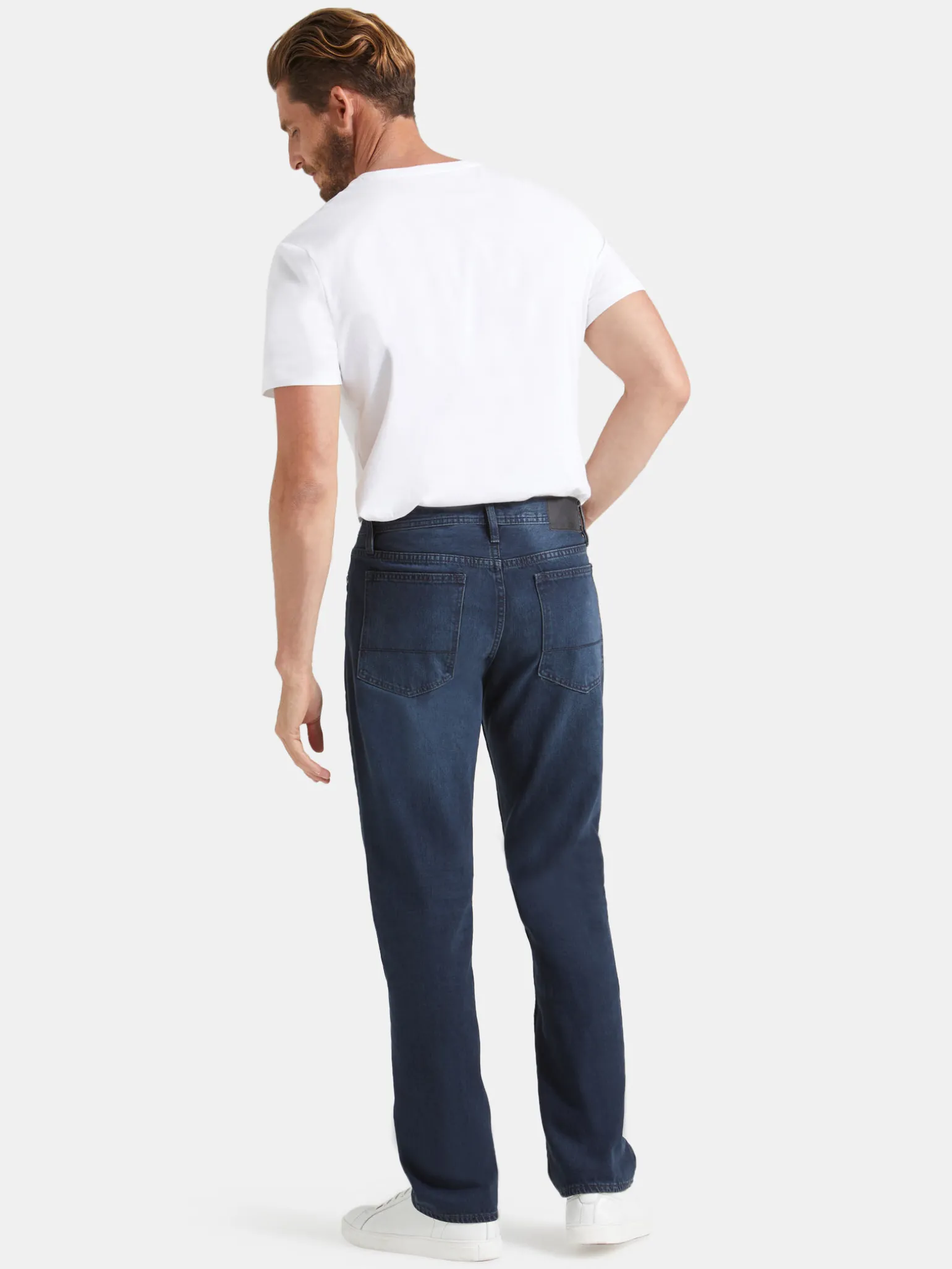 Straight Leg Jeans Indigo Shadow