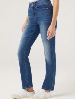 Tummy Trimmer Slim Straight Jeans